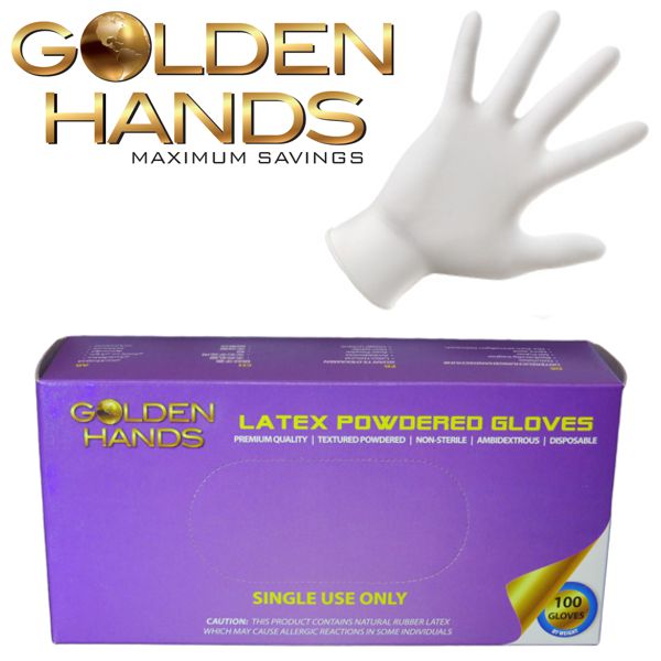 Powdered Smooth Latex Exam Gloves